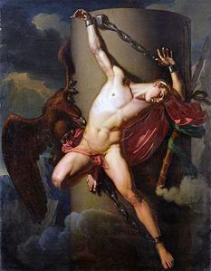 Prometeo incatenato, dipinto